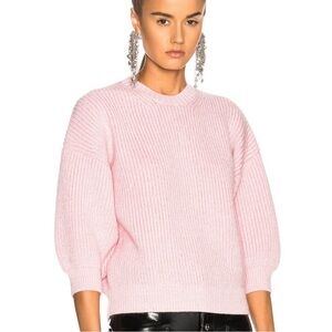 3.1 Phillip Lim Light Pink Puff Sleeve Sweater